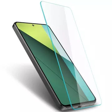 Spigen Glas.tR Slim 2er-Pack gehärtetes Glas für Xiaomi Redmi Note 13 Pro 5G Klar