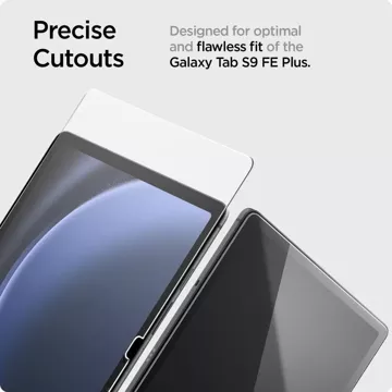 Spigen Glas.tR Slim Panzerglas für Samsung Galaxy Tab S9 FE Plus 12.4 X610 / X616b Klar