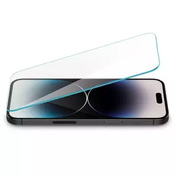 Spigen Glas.tr Slim Panzerglas für Apple iPhone 14 Pro Max Privacy