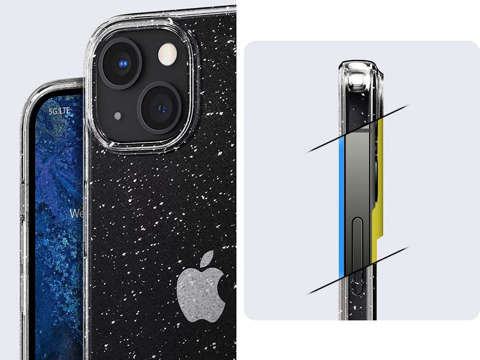 Spigen Liquid Crystal Hülle für Apple iPhone 13 Glitter Crystal