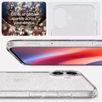 Spigen Liquid Crystal Schutzhülle für iPhone 16 Plus Glitzerkristall