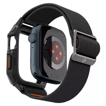 Spigen Lite Fit PRO Schutzhülle für Apple Watch 4 / 5 / 6 / 7 / 8 / 9 / SE (44 / 45 MM) Mattschwarz