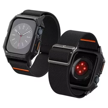 Spigen Lite Fit PRO Schutzhülle für Apple Watch 4 / 5 / 6 / 7 / 8 / 9 / SE (44 / 45 MM) Mattschwarz