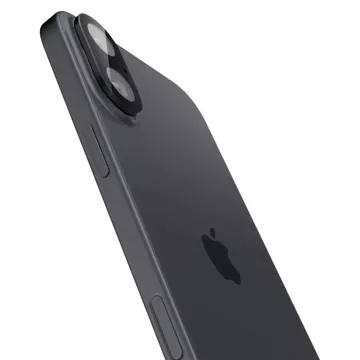 Spigen Optik Pro Glas.TR Kameraschutz 2er-Pack für iPhone 16 / 16 Plus Schwarz