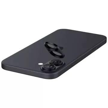 Spigen Optik Pro Glas.TR Kameraschutz 2er-Pack für iPhone 16 / 16 Plus Schwarz