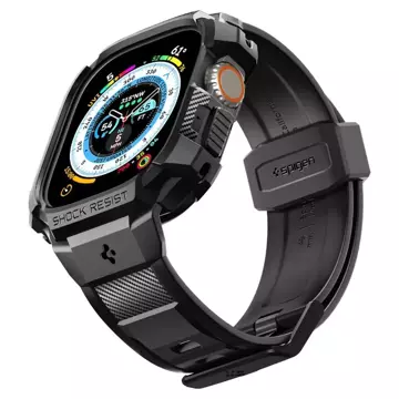 Spigen Rigged Armor "PRO" Strap mit Schutzhülle für Apple Watch Ultra 49mm Schwarz