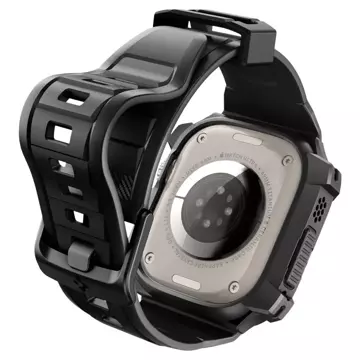 Spigen Rigged Armor "PRO" Strap mit Schutzhülle für Apple Watch Ultra 49mm Schwarz