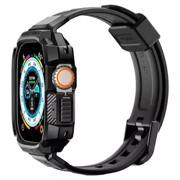 Spigen Rigged Armor "PRO" Strap mit Schutzhülle für Apple Watch Ultra 49mm Schwarz