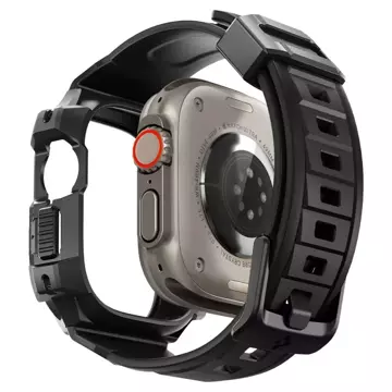 Spigen Rigged Armor "PRO" Strap mit Schutzhülle für Apple Watch Ultra 49mm Schwarz