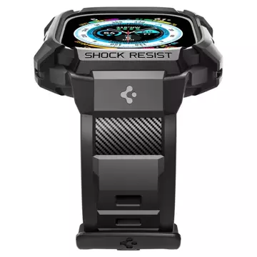 Spigen Rigged Armor "PRO" Strap mit Schutzhülle für Apple Watch Ultra 49mm Schwarz