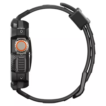 Spigen Rigged Armor "PRO" Strap mit Schutzhülle für Apple Watch Ultra 49mm Schwarz