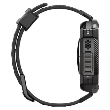 Spigen Rigged Armor "PRO" Strap mit Schutzhülle für Apple Watch Ultra 49mm Schwarz