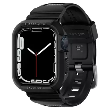 Spigen Rugged Armor „Pro“ Apple Watch 4 / 5 / 6 / 7 / 8 / se (40 / 41 mm) schwarz