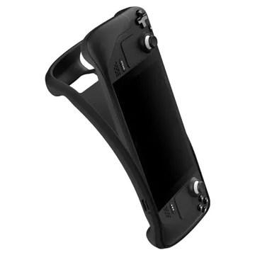 Spigen Rugged Armor Schutzhülle aus Silikon für Steam Deck / Oled Matte Black