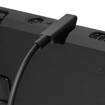 Spigen Rugged Armor Schutzhülle aus Silikon für Steam Deck / Oled Matte Black