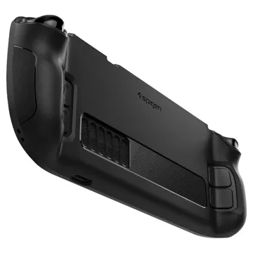 Spigen Rugged Armor Schutzhülle aus Silikon für Steam Deck / Oled Matte Black