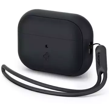 Spigen Silikon Fit Strap Kopfhörer Schutzhülle für Apple AirPods Pro 1/2 schwarz/schwarz ACS05479