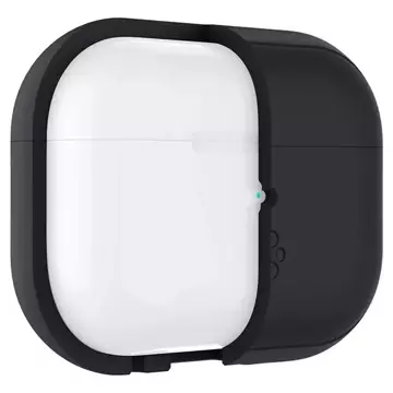 Spigen Silikon Fit Strap Kopfhörer Schutzhülle für Apple AirPods Pro 1/2 schwarz/schwarz ACS05479