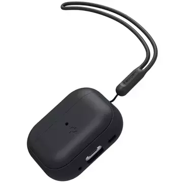 Spigen Silikon Fit Strap Kopfhörer Schutzhülle für Apple AirPods Pro 1/2 schwarz/schwarz ACS05479