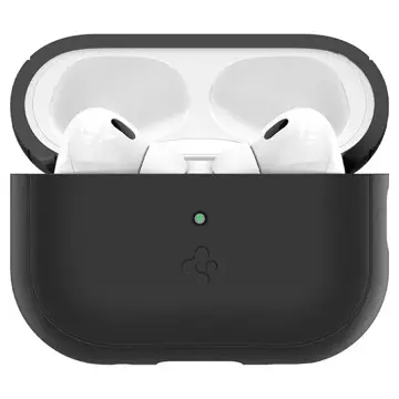 Spigen Silikon Fit Strap Kopfhörer Schutzhülle für Apple AirPods Pro 1/2 schwarz/schwarz ACS05479