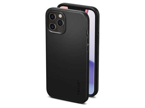 Spigen Thin Fit Hülle für Apple iPhone 12/12 Pro 6.1 Schwarz