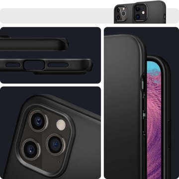 Spigen Thin Fit Hülle für Apple iPhone 12/12 Pro 6.1 Schwarz