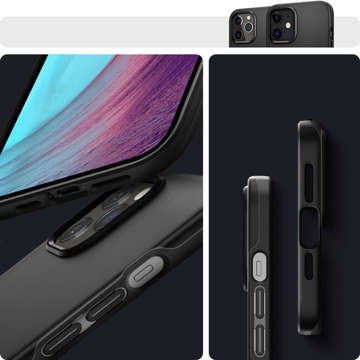 Spigen Thin Fit Hülle für Apple iPhone 12/12 Pro 6.1 Schwarz