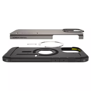 Spigen Tough Armor Mag MagSafe iPhone 16 Pro Max Gunmetal-Hülle