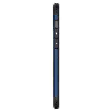 Spigen Tough Armor MagSafe Hülle mit Ständer für iPhone 15 Plus – blau