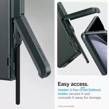 Spigen Tough Armor Pro Pen für das Galaxy Z Fold 5 Abyss Green