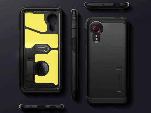 Spigen Tough Armor gepanzerte Hülle für Samsung Galaxy Xcover 5 Black