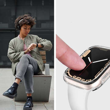 Spigen Ultra Hybrid Gehäusedeckel für Apple Watch 7 41mm Crystal Clear