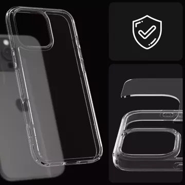 Spigen Ultra Hybrid Glass Case für Apple iPhone 16 Pro Crystal Clear