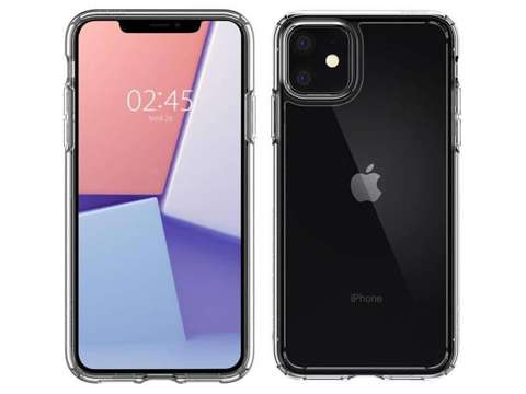 Spigen Ultra Hybrid Hülle für Apple iPhone 11 Crystal Clear Glasalogie