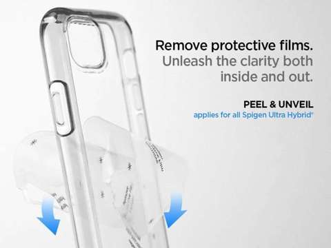 Spigen Ultra Hybrid Hülle für Apple iPhone 11 Crystal Clear Glasalogie