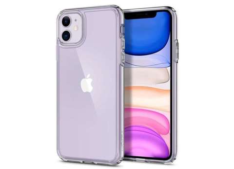 Spigen Ultra Hybrid Hülle für Apple iPhone 11 Crystal Clear Glasalogie