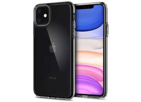 Spigen Ultra Hybrid Hülle für Apple iPhone 11 Crystal Clear Glasalogie