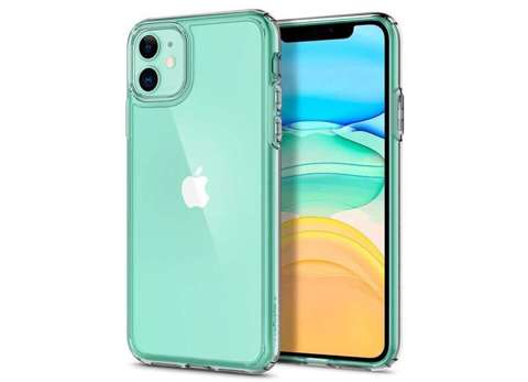 Spigen Ultra Hybrid Hülle für Apple iPhone 11 Crystal Clear Glasalogie