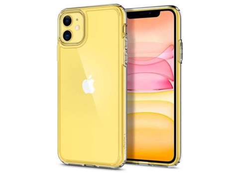 Spigen Ultra Hybrid Hülle für Apple iPhone 11 Crystal Clear Glasalogie