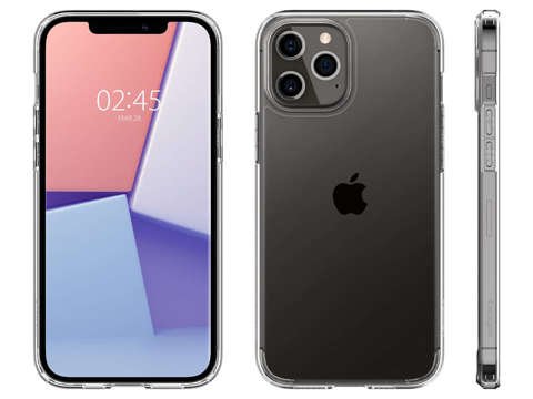 Spigen Ultra Hybrid Hülle für Apple iPhone 12/12 Pro 6.1 Kristallklares Alogieglas