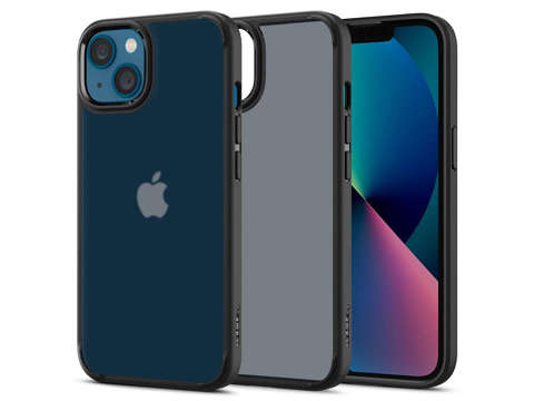 Spigen Ultra Hybrid Hülle für Apple iPhone 13 Matt Frost Black Glass