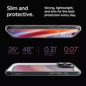 Spigen Ultra Hybrid Hülle für Apple iPhone 16 Pro Max Space Crystal