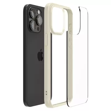 Spigen Ultra Hybrid-Hülle für iPhone 15 Pro Max – Beige