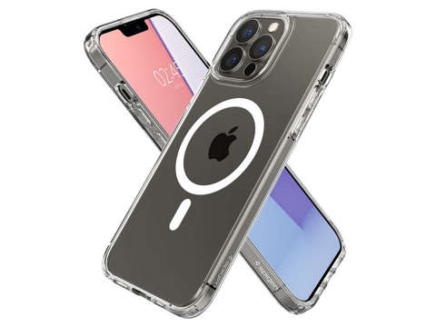 Spigen Ultra Hybrid Mag Hülle für Apple iPhone 13 Pro White Glass