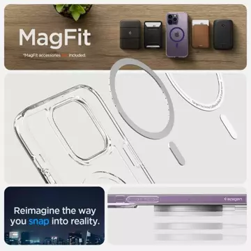 Spigen Ultra Hybrid Mag MagSafe Hülle für iPhone 14 Pro Deep Purple