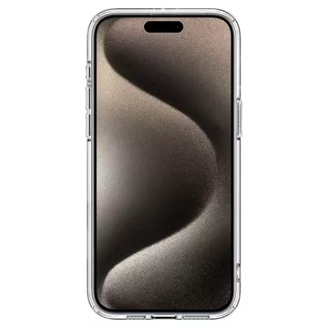 Spigen Ultra Hybrid Mag Safe Hülle für Apple iPhone 15 Pro Max Zero One Natürliches Titan