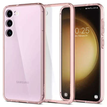 Spigen Ultra Hybrid Schutzhülle für Samsung Galaxy S23 Rose Crystal Glass