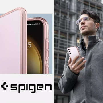 Spigen Ultra Hybrid Schutzhülle für Samsung Galaxy S23 Rose Crystal Glass