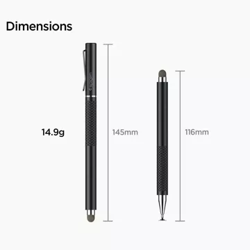 Spigen Universal Stylus Pen Schwarz