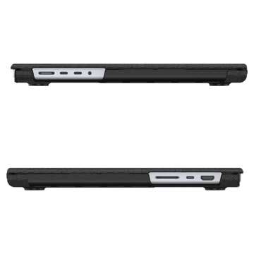 Spigen Urban Fit Hülle für Apple Macbook Pro 16 2021-2022 Schwarz